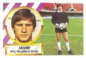 Liga 88-89. Lozano (Real Valladolid). Ediciones Este.