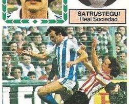 Liga 83-84. Satrustegui (Real Sociedad). Ediciones Este.