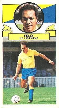Liga 85-86. Felix (U.D. Las Palmas). Ediciones Este.