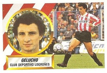 Liga 88-89. Gelucho (C.D. Logroñés). Ediciones Este.