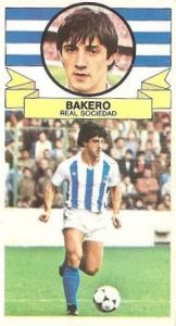 Liga 85-86. Bakero (Real Sociedad). Ediciones Este.