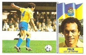Liga 86-87. Felix (U.D. Las Palmas). Ediciones Este.