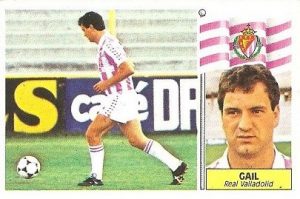 Liga 86-87. Gail (Real Valladolid). Ediciones Este.