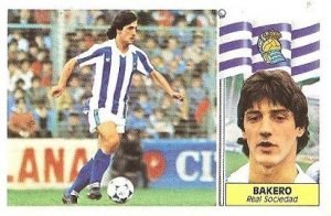 Liga 86-87. Bakero (Real Sociedad). Ediciones Este.