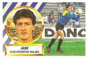 Liga 88-89. Jaro (C.D. Málaga). Ediciones Este.