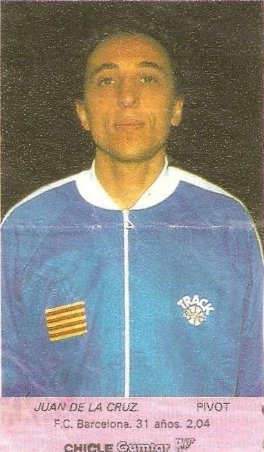 Liga Baloncesto 1985-1986. De la Cruz (F.C. Barcelona). Chicle Gumtar.