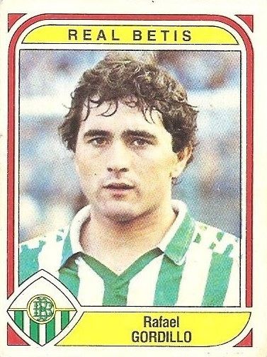 Liga 83-84. Gordillo (Real Betis). Ediciones Panini.