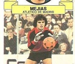 Liga 85-86. Mejías (Atlético de Madrid). Ediciones Este.
