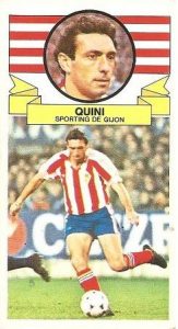 Liga 85-86. Quini (Real Sporting de Gijón). Ediciones Este.