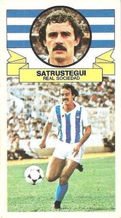 Liga 85-86. Satrustegui (Real Sociedad). Ediciones Este.