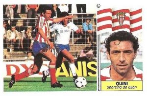Liga 86-87. Quini (Real Sporting de Gijón). Ediciones Este.
