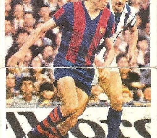 Liga 80-81. Carrasco (F.C. Barcelona) Futbolistas en Acción Nº 4 y 5. Ediciones Este.