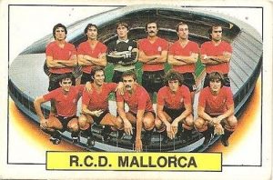 Liga 83-84. Alineación R.C.D. Mallorca (R.C.D. Mallorca). Ediciones Este.