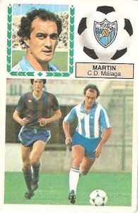Liga 83-84. Martín (C.D. Málaga). Ediciones Este.