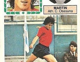 Liga 83-84. Martín (Club Atlético Osasuna). Ediciones Este.