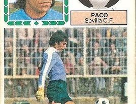 Liga 83-84. Paco (Sevilla C.F.). Ediciones Este.