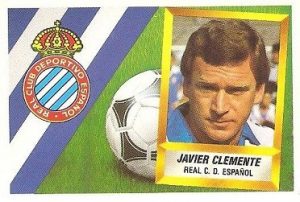 Liga 88-89. Javier Clemente (R.C.D. Español). Ediciones Este.