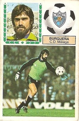 Liga 83-84. Burgueña (C.D. Málaga). Ediciones Este.