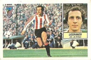 Liga 84-85. Liceranzu (Ath. Bilbao). Ediciones Este.