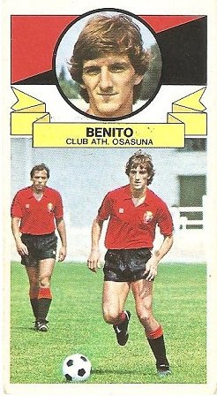 Liga 85-86. Benito (Club Atlético Osasuna). Ediciones Este.