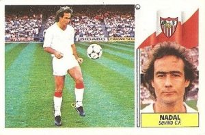 Liga 86-87. Nadal (Sevilla C.F.). Ediciones Este.