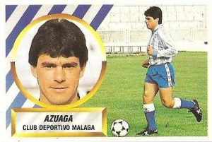 Liga 88-89. Azuaga (C.D. Málaga). Ediciones Este.