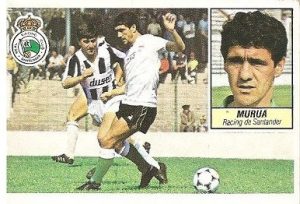 Liga 84-85. Murua (Racing de Santander). Ediciones Este.