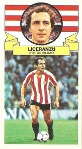 Liga 85-86. Liceranzu (Ath. Bilbao). Ediciones Este.