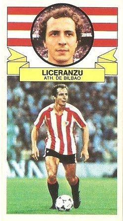 Liga 85-86. Liceranzu (Ath. Bilbao). Ediciones Este.