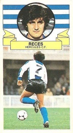 Liga 85-86. Reces (Hércules C.F.). Ediciones Este.