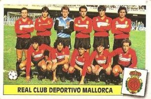 Liga 86-87. Alineación R.C.D. Mallorca (R.C.D. Mallorca). Ediciones Este.