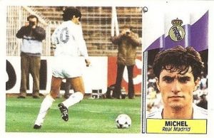Liga 86-87. Michel (Real Madrid). Ediciones Este.