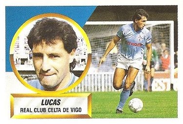 Liga 88-89. Lucas (Real Club Celta de Vigo). Ediciones Este.