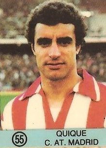 1983-84 Super Campeones. Quique (Atlético de Madrid). (Ediciones Gol).
