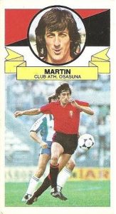 Liga 85-86. Martín (Club Atlético Osasuna). Ediciones Este.