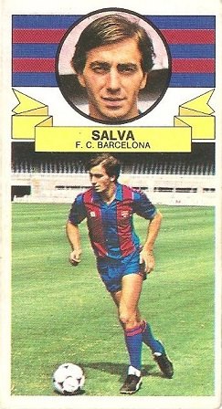 Liga 85-86. Salva (F.C. Barcelona). Ediciones Este