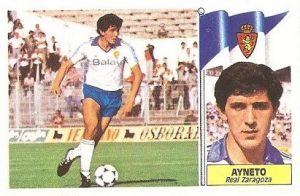 Liga 86-87. Ayneto (Real Zaragoza). Ediciones Este.