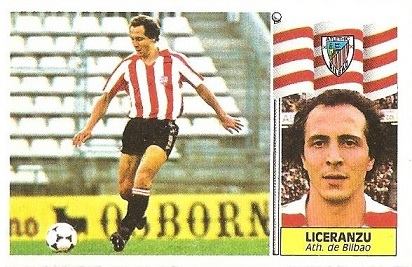 Liga 86-87. Liceranzu (Ath. Bilbao). Ediciones Este.