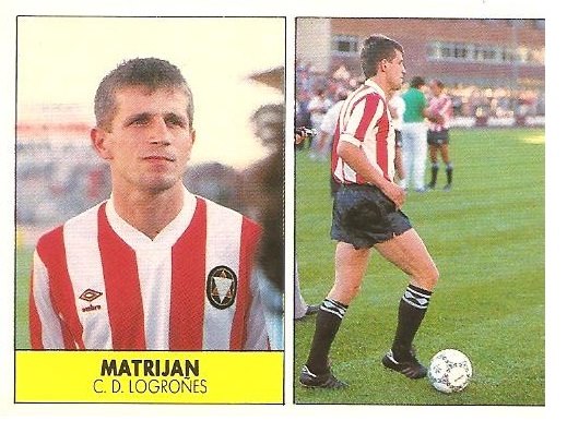 Liga 87-88. Matrljan (C.D. Logroñés). Ediciones Festival.