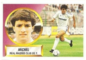 Liga 88-89. Michel (Real Madrid). Ediciones Este.