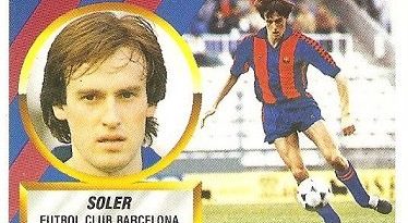 Liga 88-89. Soler (F.C. Barcelona). Ediciones Este.