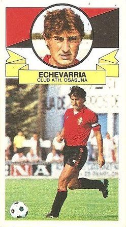 Liga 85-86. Echeverría (Club Atlético Osasuna). Ediciones Este.