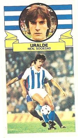 Liga 85-86. Uralde (Real Sociedad). Ediciones Este.