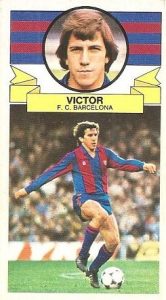 Liga 85-86. Víctor (F.C. Barcelona). Ediciones Este.