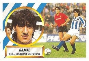 Liga 88-89. Gajate (Real Sociedad). Ediciones Este.