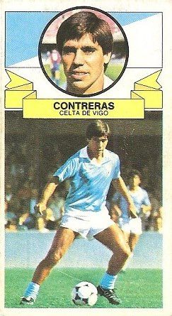 Liga 85-86. Contreras (Real Club Celta de Vigo). Ediciones Este.