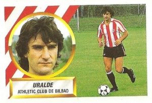 Liga 88-89. Uralde (Ath. Bilbao). Ediciones Este.