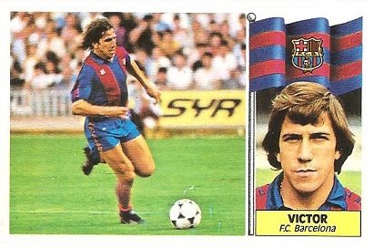 Liga 86-87. Víctor ( F.C. Barcelona). Ediciones Este.