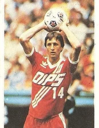 Liga 80-81. Cruyff (Washington Diplomats) Futbolistas en Acción Nº 21. Ediciones Este.