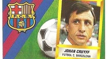 Liga 88-89. Johan Cruyff (F.C. Barcelona). Ediciones Este.